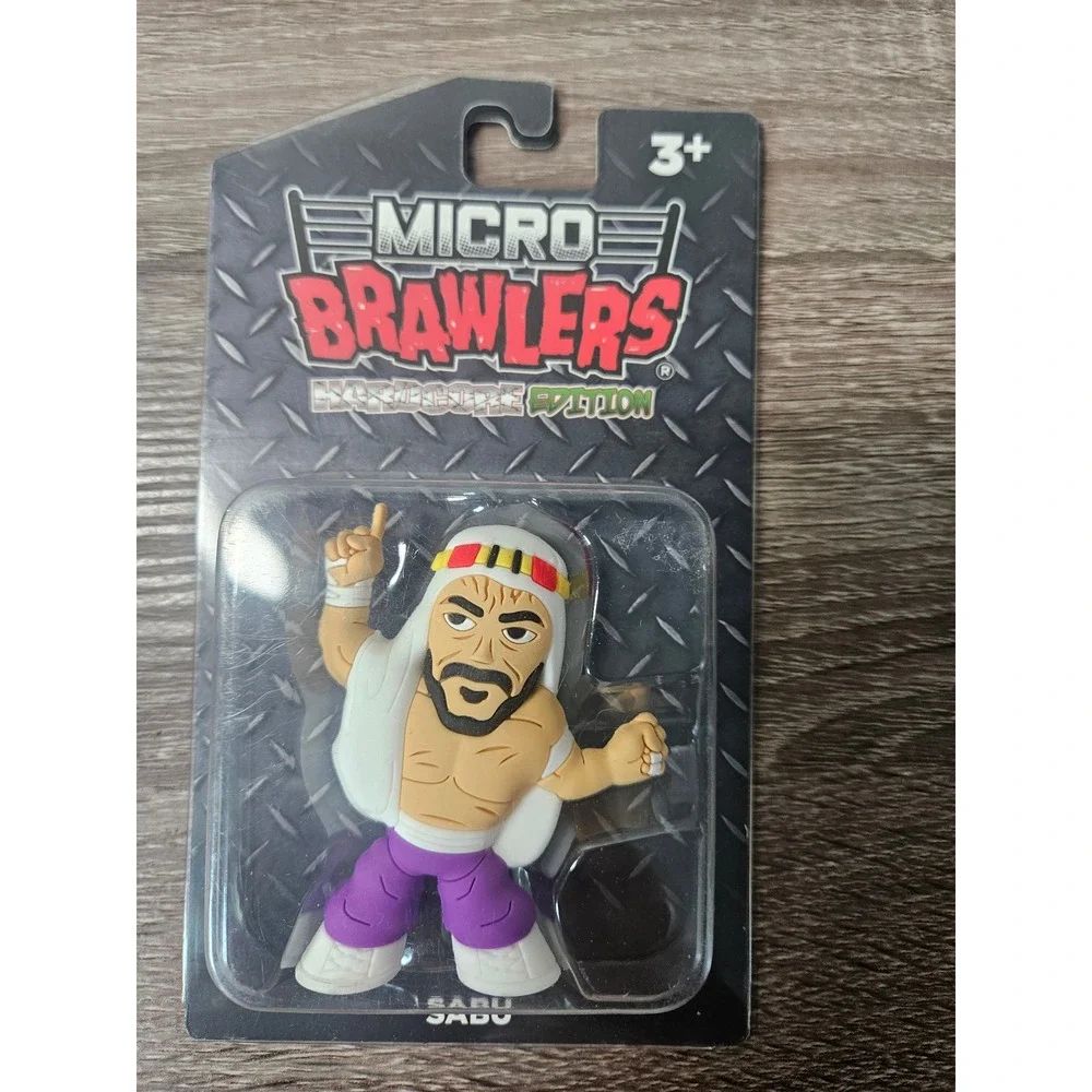 Micro Brawlers Hardcore Edition Sabu Wrestling Figure Pro Wrestling Tees NEW
